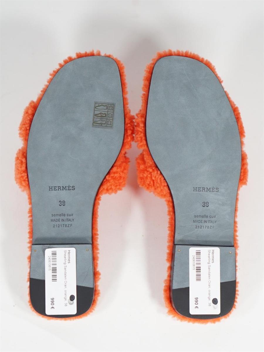 SANDALEN - HERMÈS ORAN ORANGE