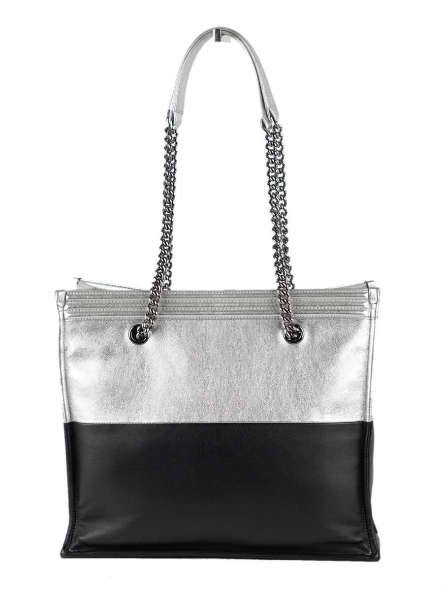 SHOPPER - CHANEL METALLIC BI-COLOR GROSSE BOY TOTE