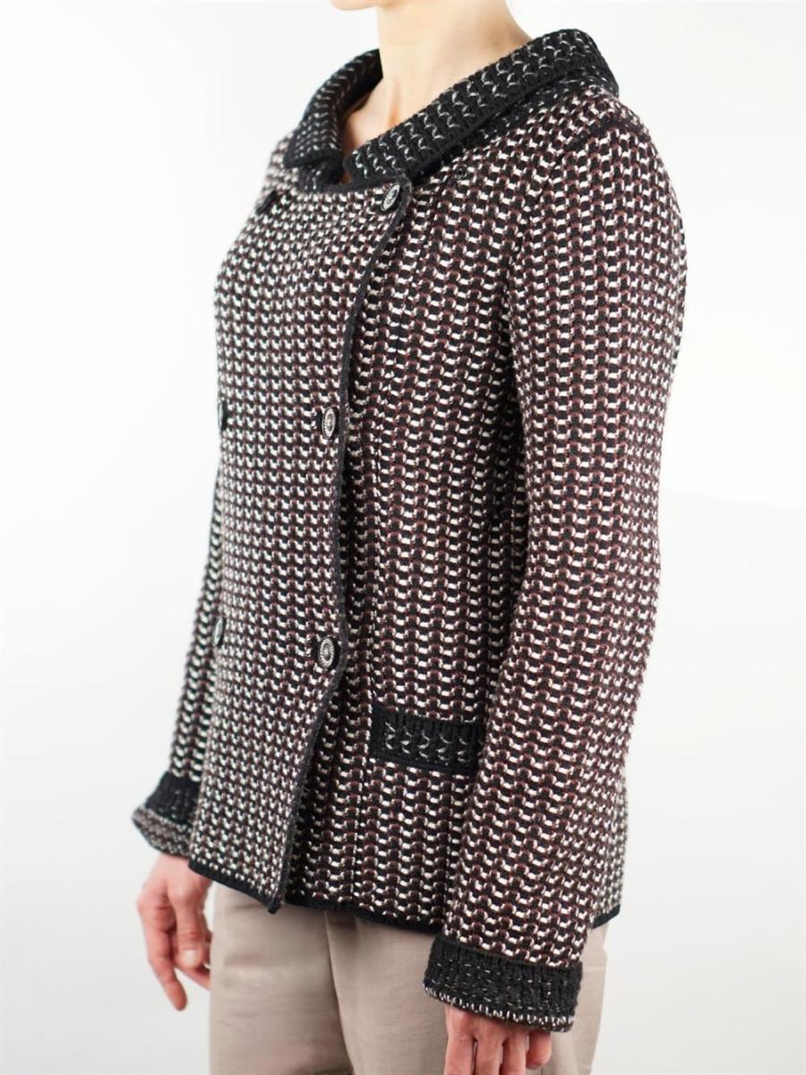 STRICKJACKE - CHANEL TWEED AUS KASCHMIR