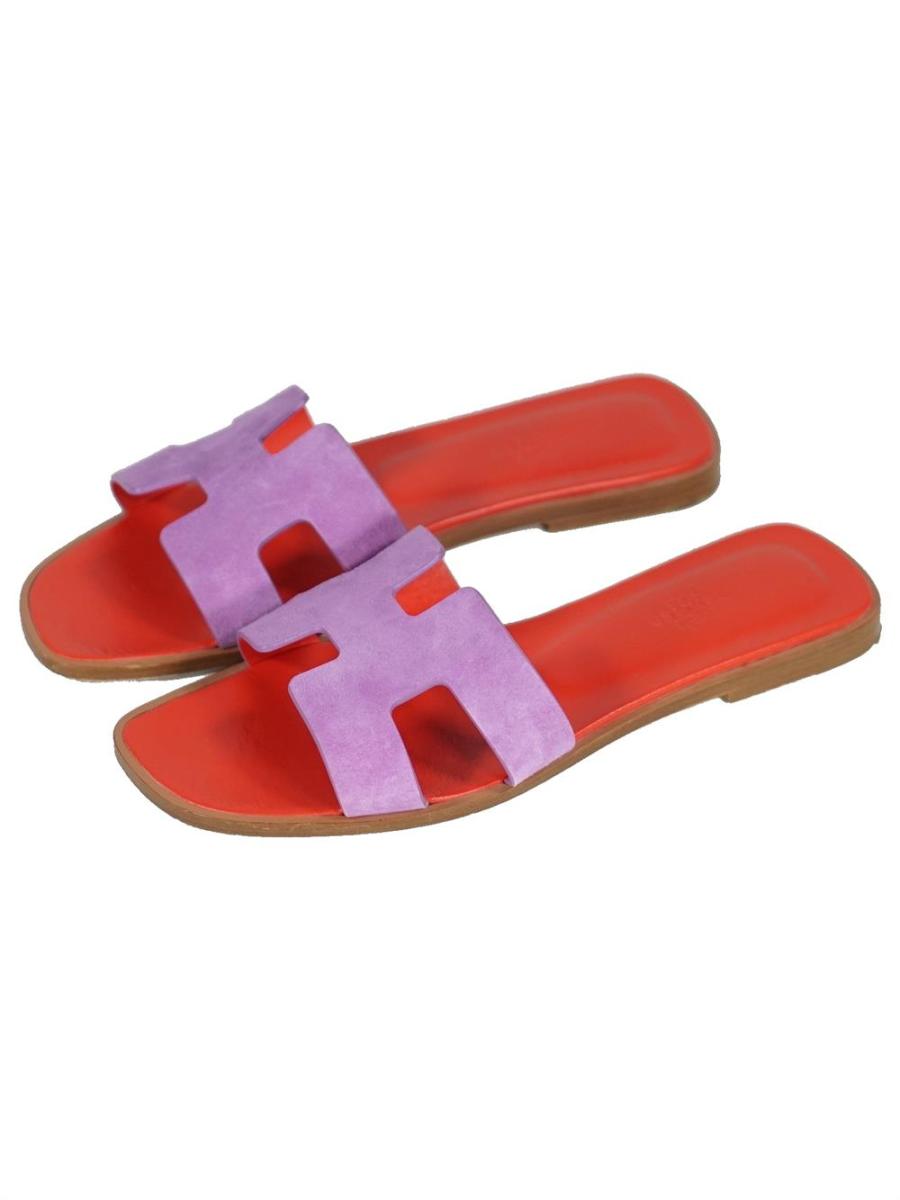 SANDALEN - HERMES ORAN LILA