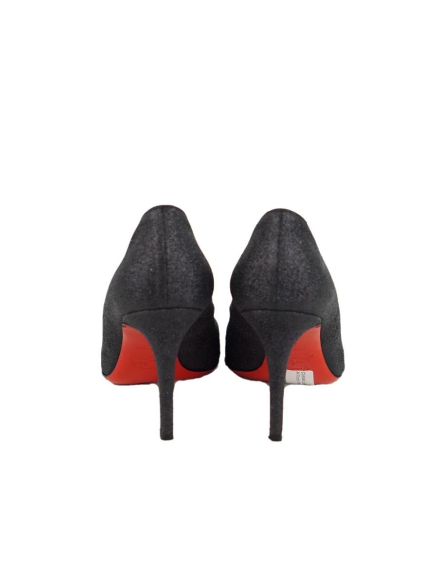 PUMPS - CHRISTIAN LOUBOUTIN CROSTA COMETE KATE 85 GLITTER