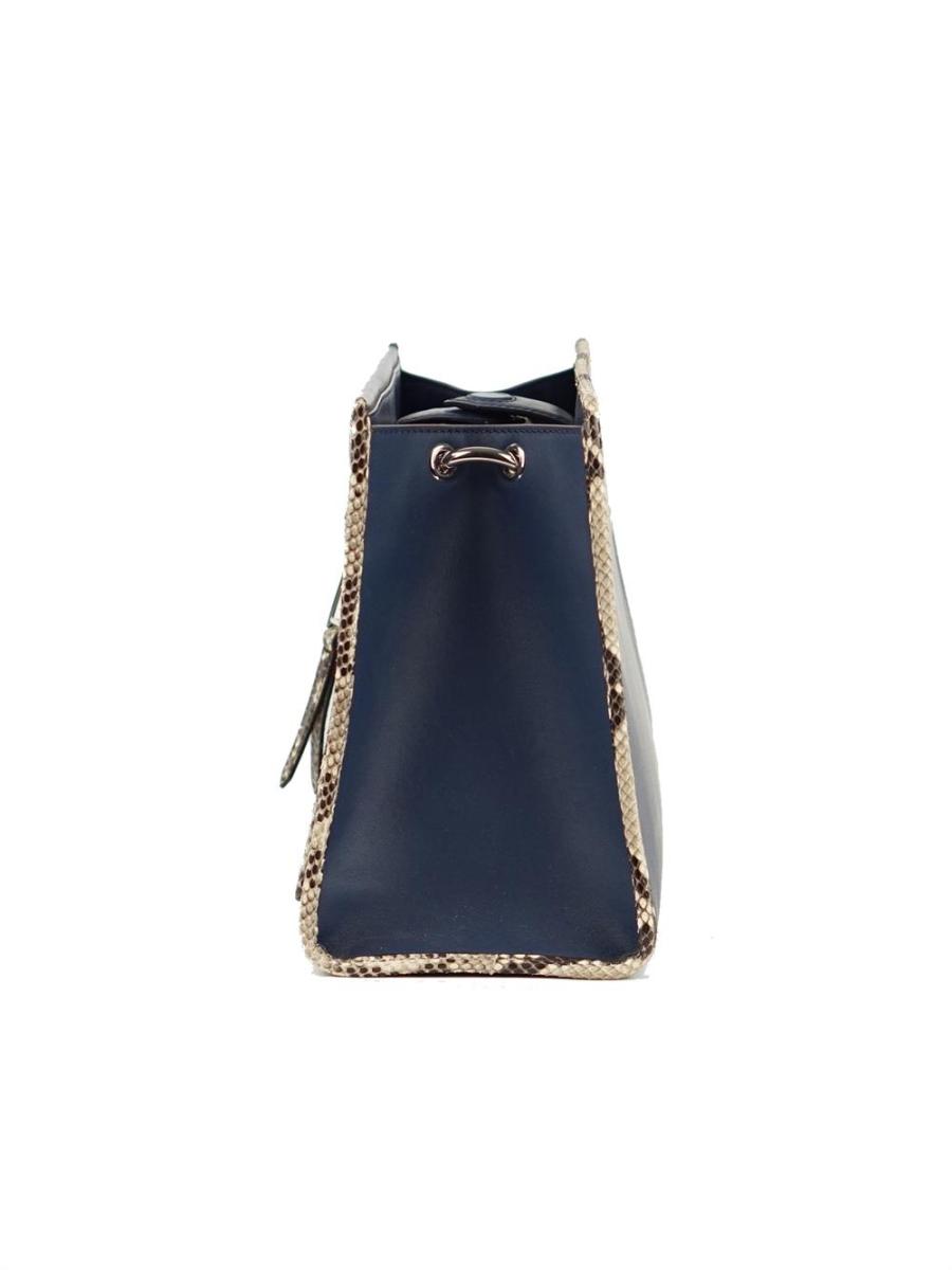 HENKELTASCHE - FENDI RUNWAY NAVY/SNAKE