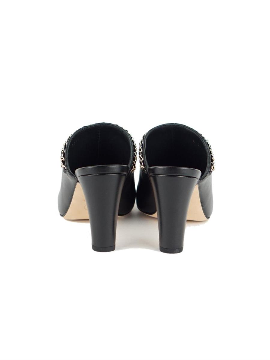 PUMPS - CHANEL LEDER PANTOLETTEN