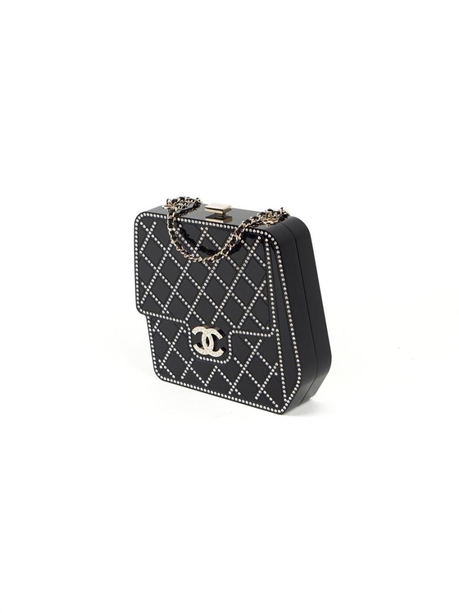 CLUTCH - CHANEL PEARL QUILTED  ABENDTASCHE