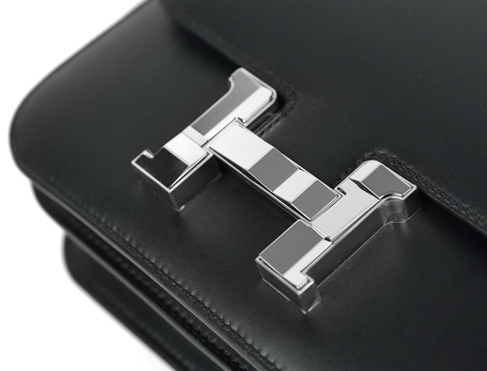 UMHÄNGETASCHE - HERMÈS CONSTANCE 18 NOIR VEAU MONSIEUR MIRROR