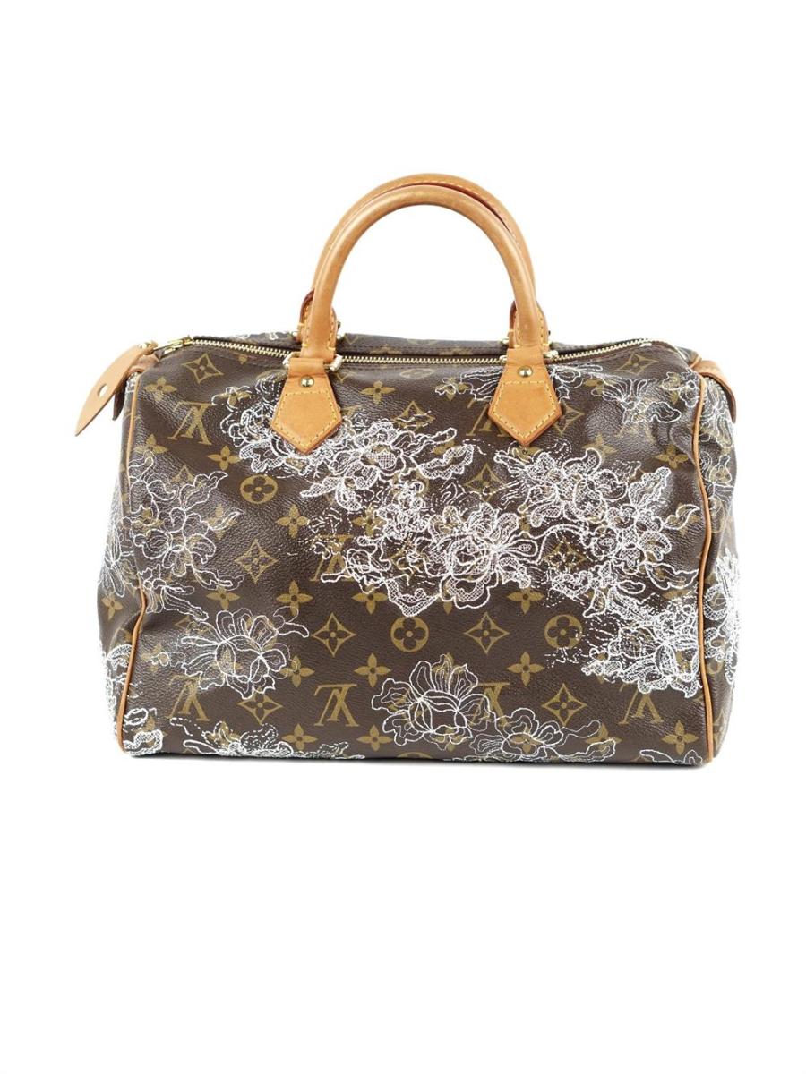 HENKELTASCHE - LOUIS VUITTON SPEEDY 30  DANTELLE