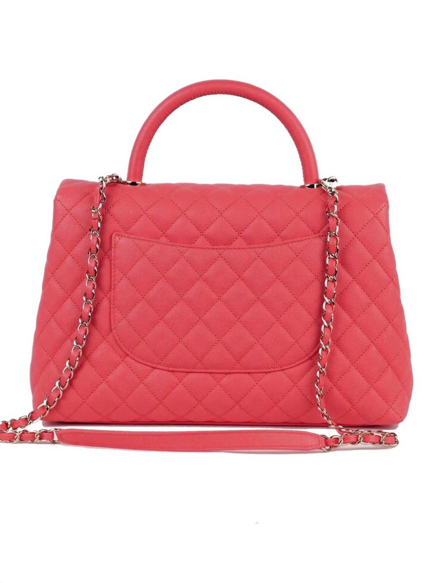 UMHÄNGETASCHE - CHANEL 2020 COCO TOP HANDLE PINK