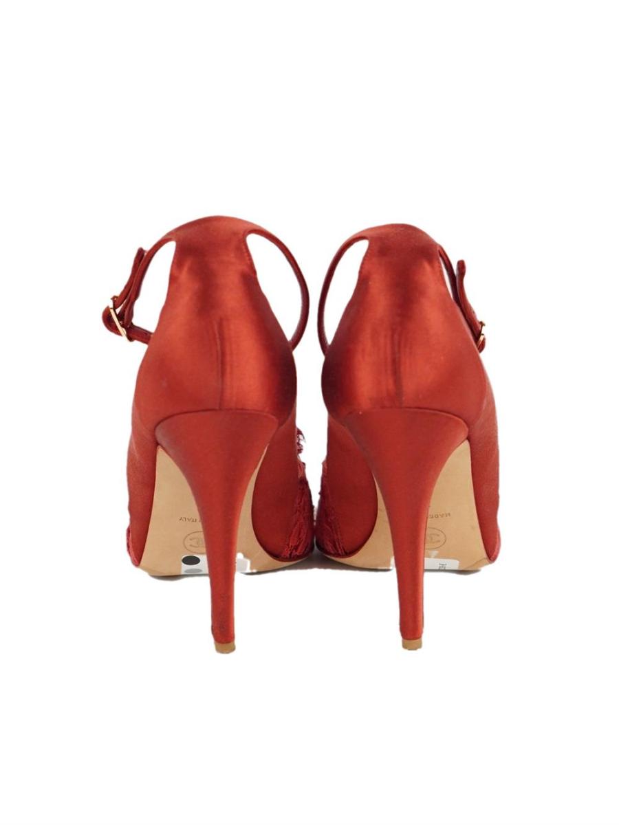 PUMPS - CHANEL CAMELIA SPITZE ROT