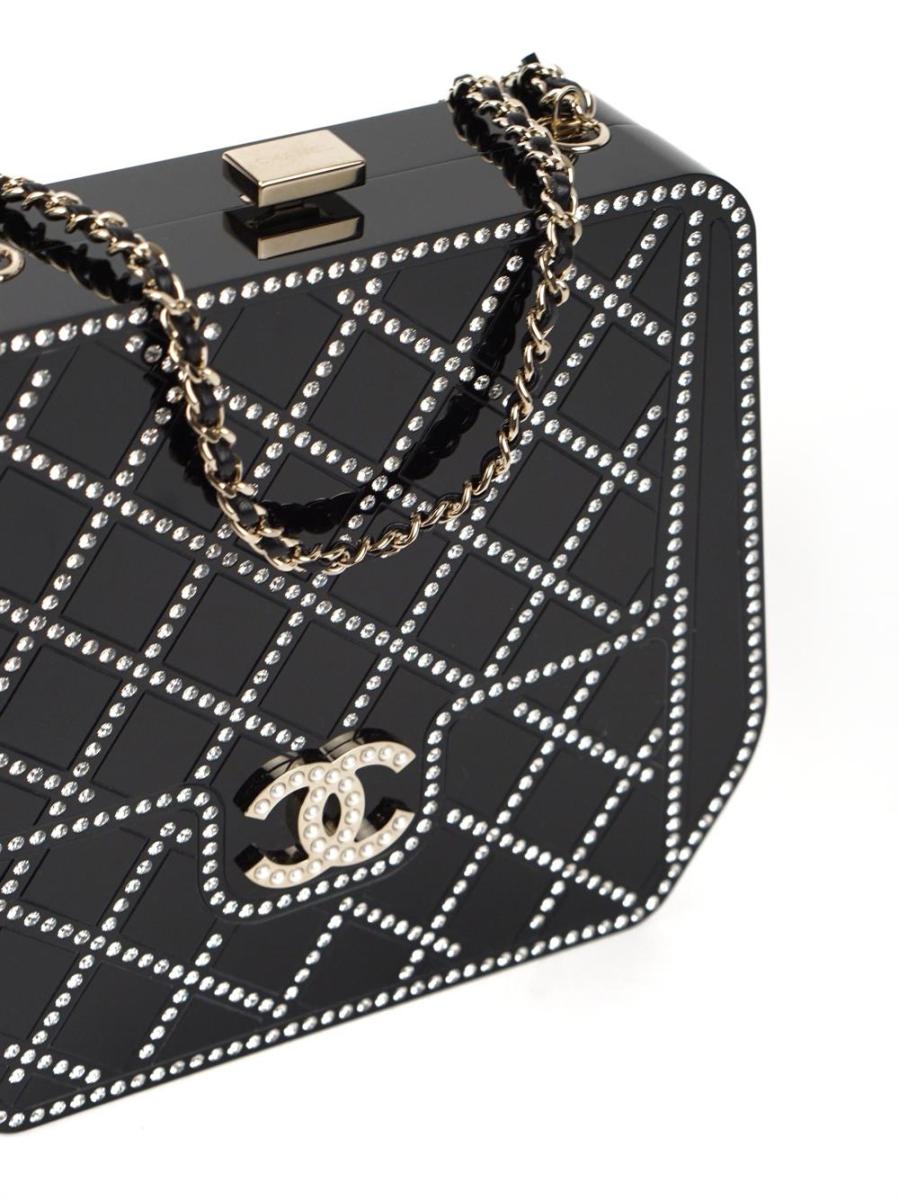 CLUTCH - CHANEL PEARL QUILTED  ABENDTASCHE