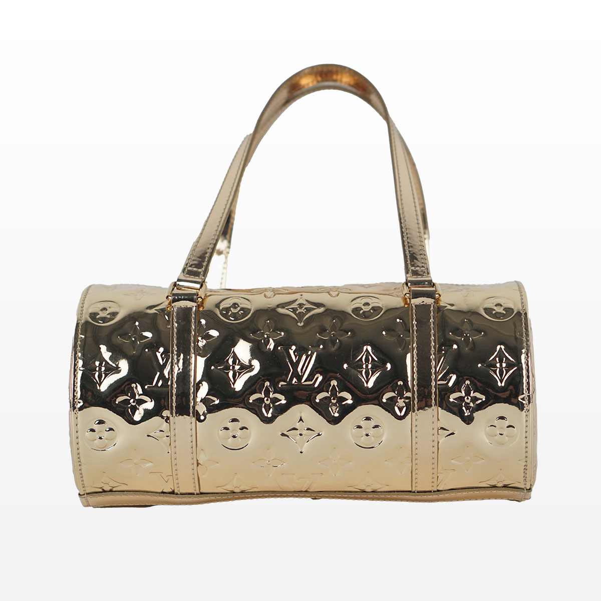 LOUIS VUITTON M95270 Monogram Miroir Papillon Handbag Dre Gold Ex++