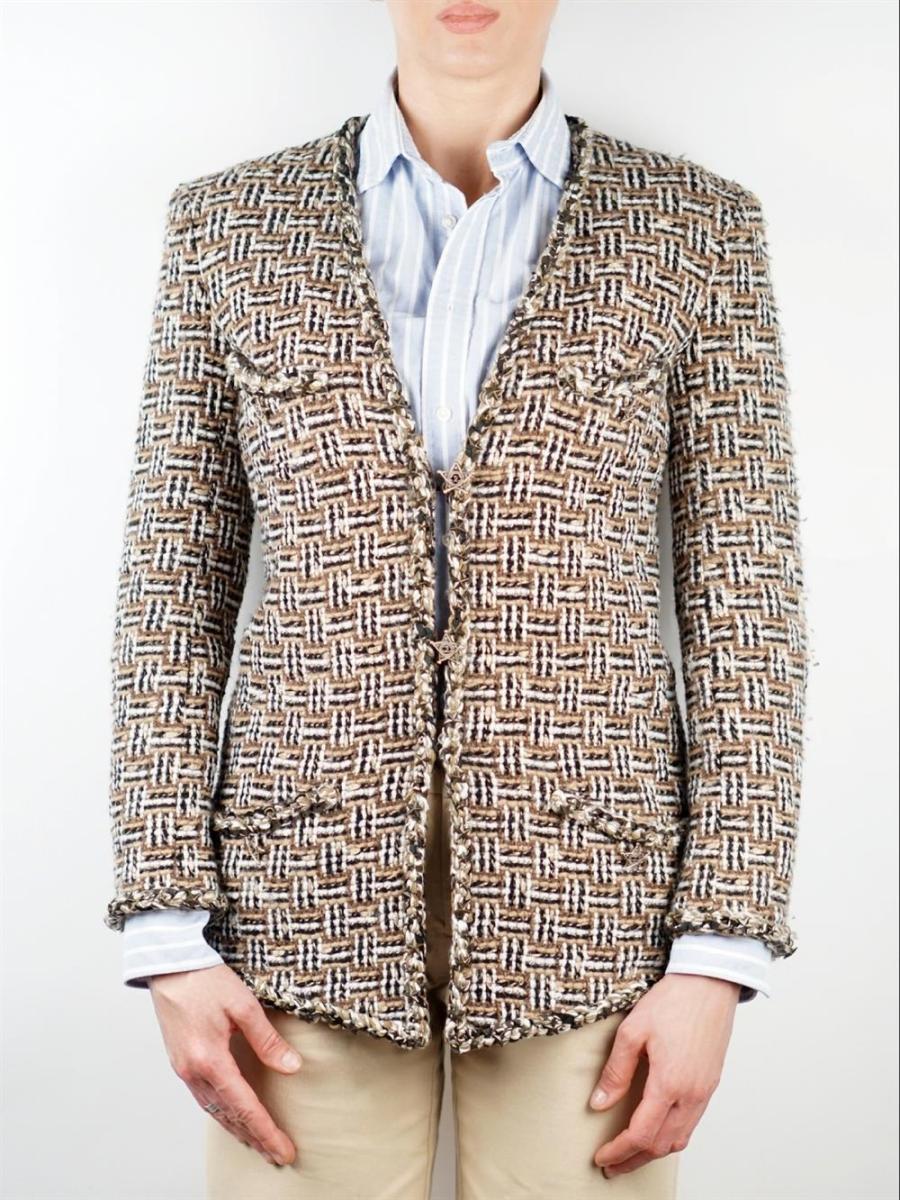 BLAZER - CHANEL 2014 PARIS-DALLAS FANTASY TWEED