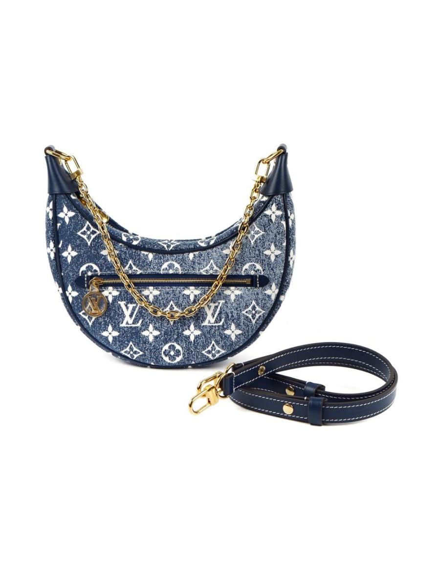 HANDTASCHE - LOUIS VUITTON MONOGRAM DENIM LOOP BAG