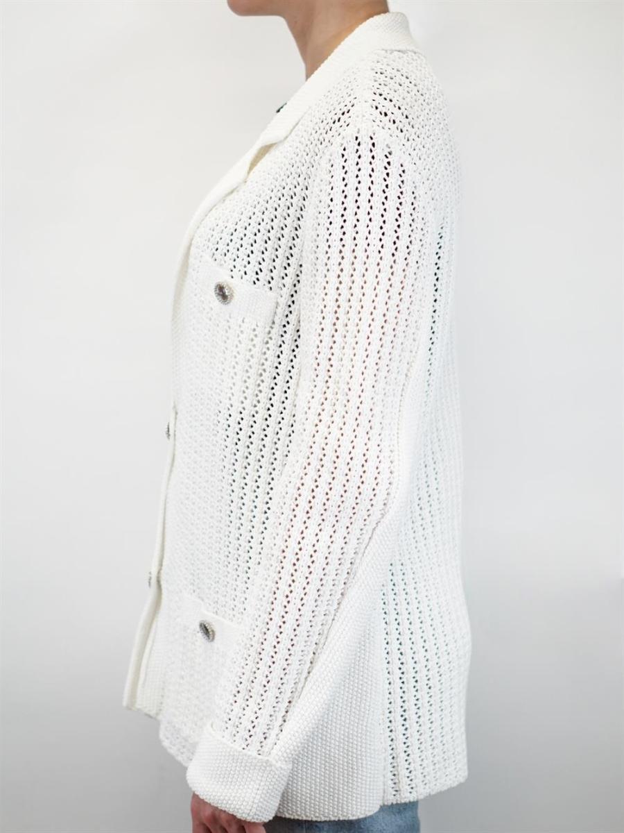 STRICKJACKE - CHANEL LA PAUSA 2019 WEISS