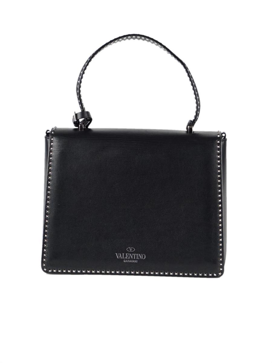 HENKELTASCHE - VALENTINO GARAVANI ROCKSTUD SCHWARZ