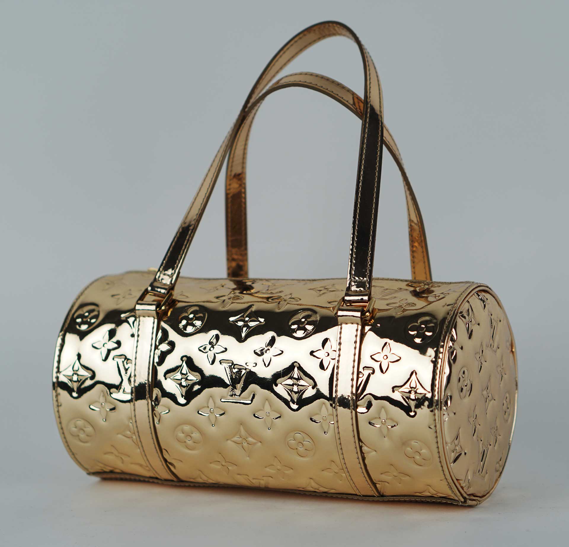 Louis Vuitton Limited Edition Gold Monogram Miroir Papillon Bag