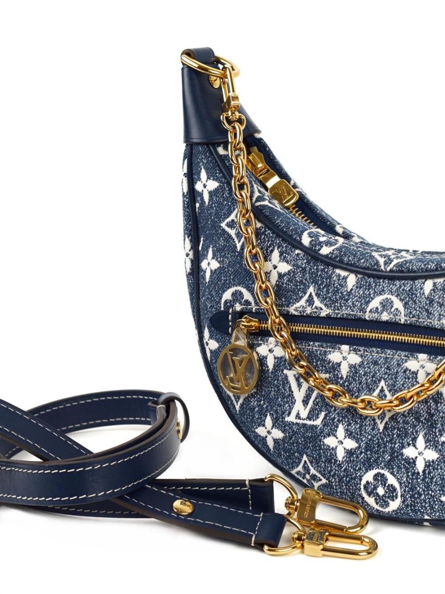 HANDTASCHE - LOUIS VUITTON MONOGRAM DENIM LOOP BAG