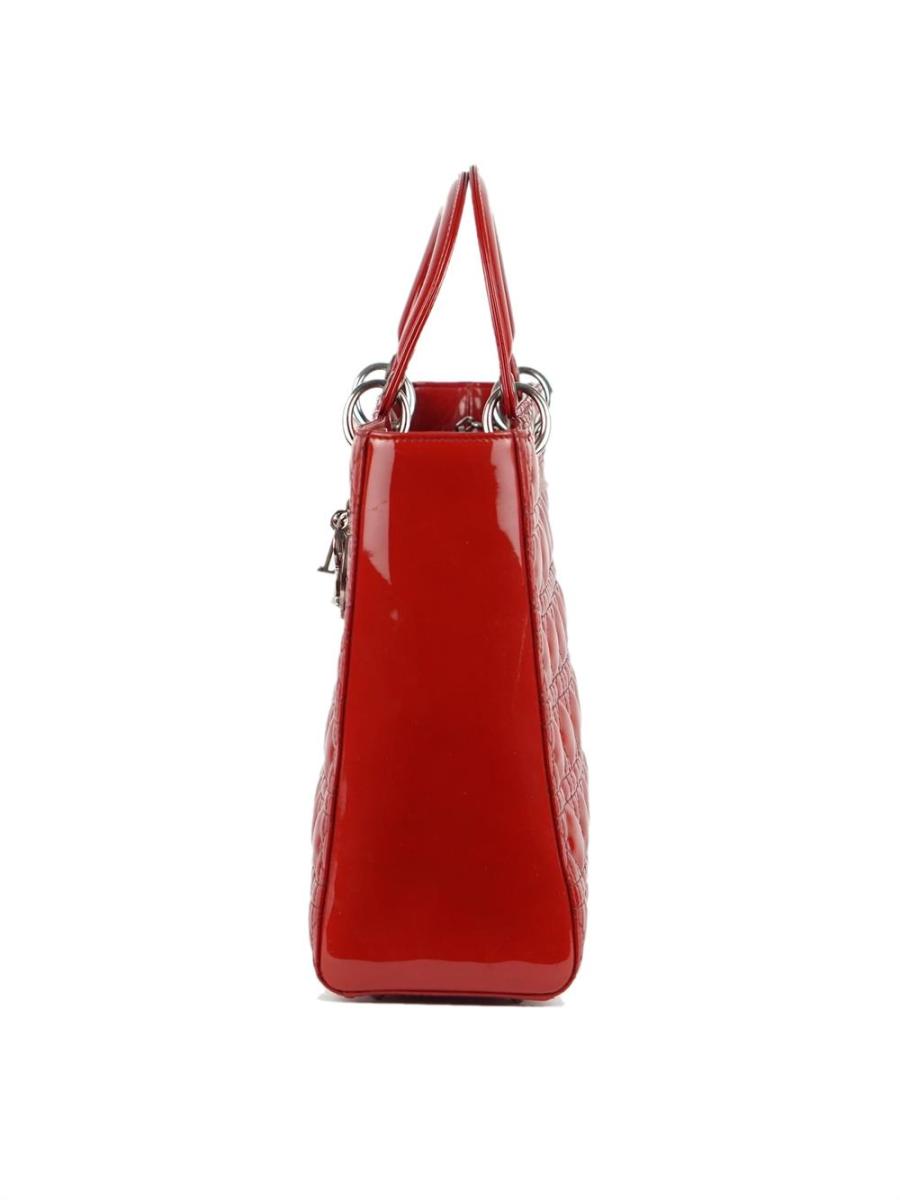 TOTE BAG - CHRISTIAN DIOR LADY DIOR LARGE RED