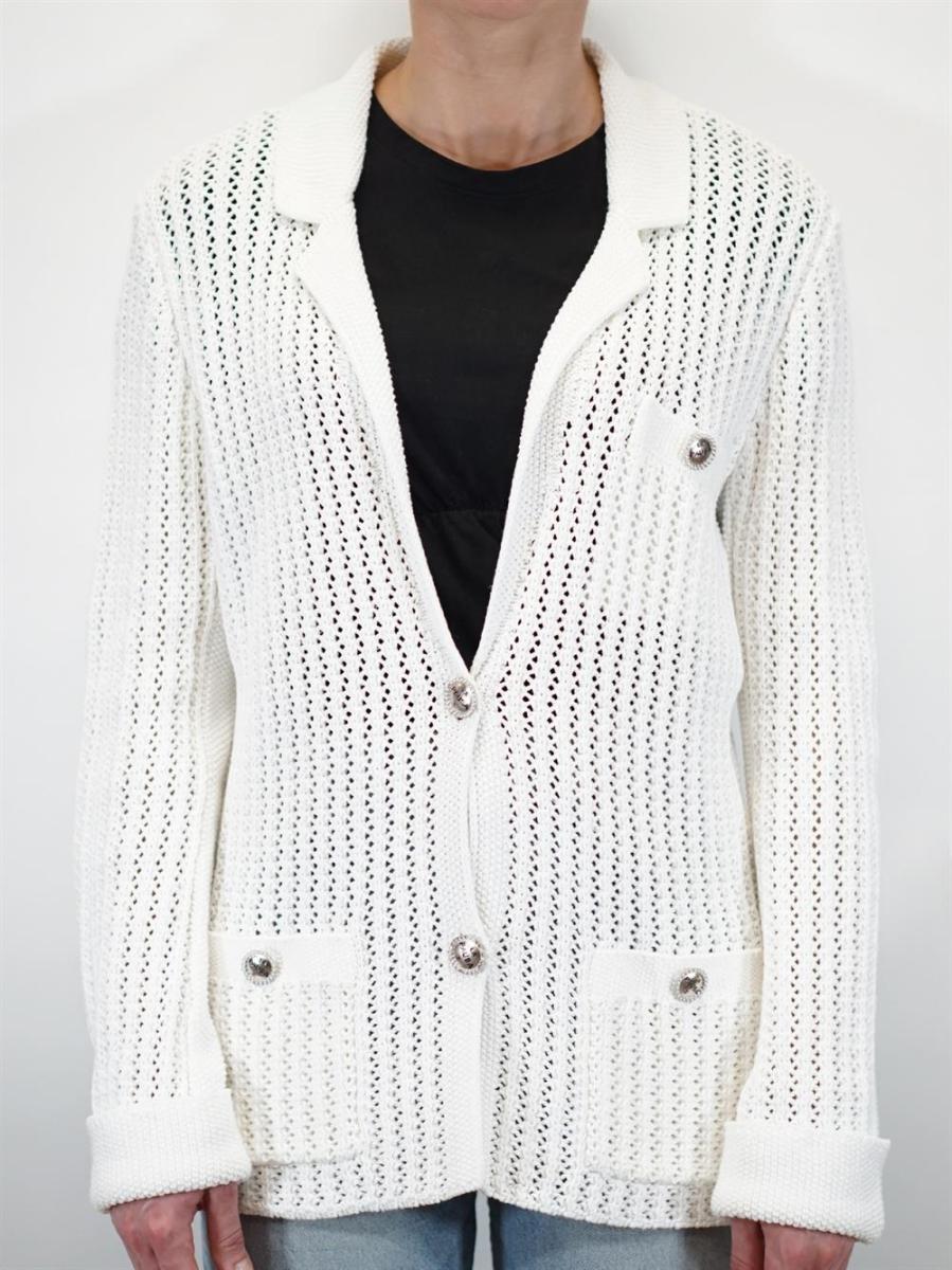 STRICKJACKE - CHANEL LA PAUSA 2019 WEISS