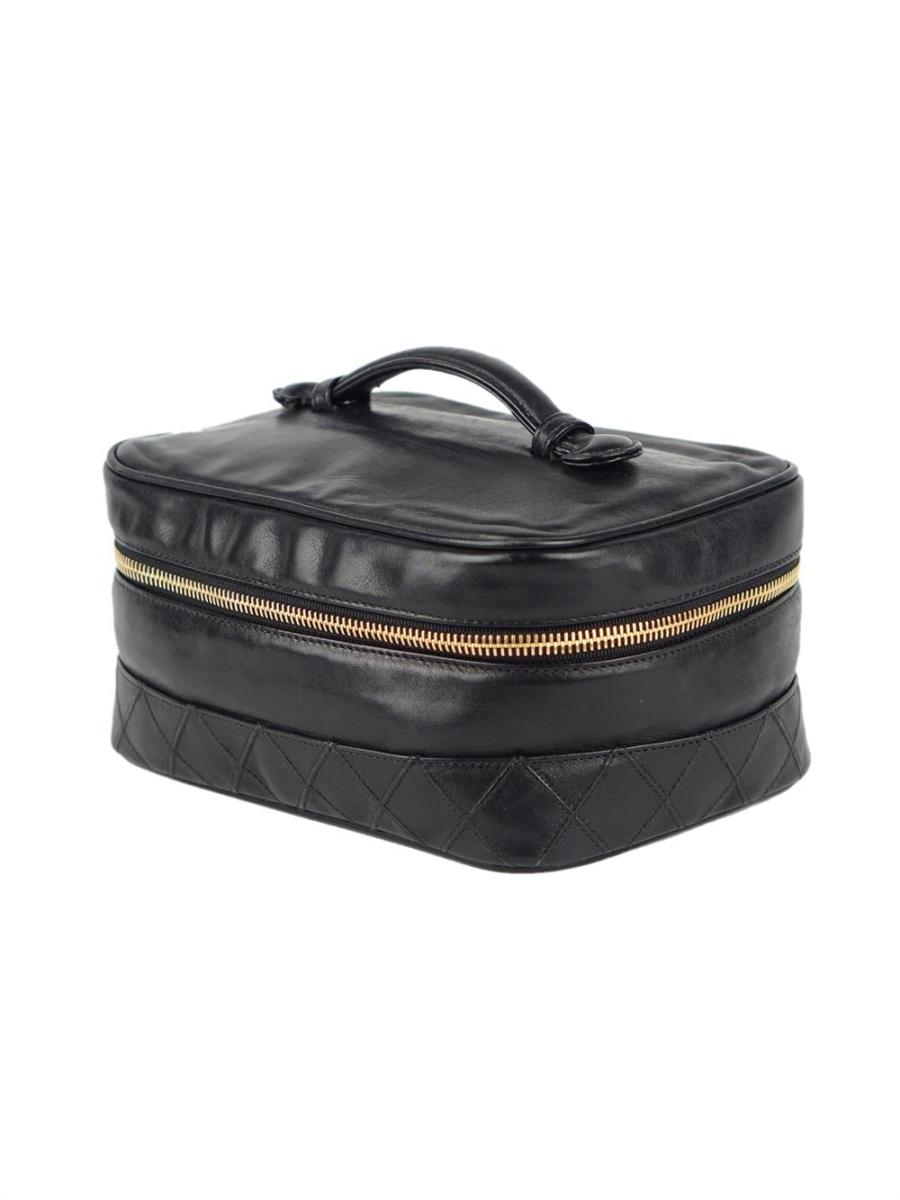 KOSMETIKTASCHE - CHANEL COSMETIC VANITY LEDER CASE