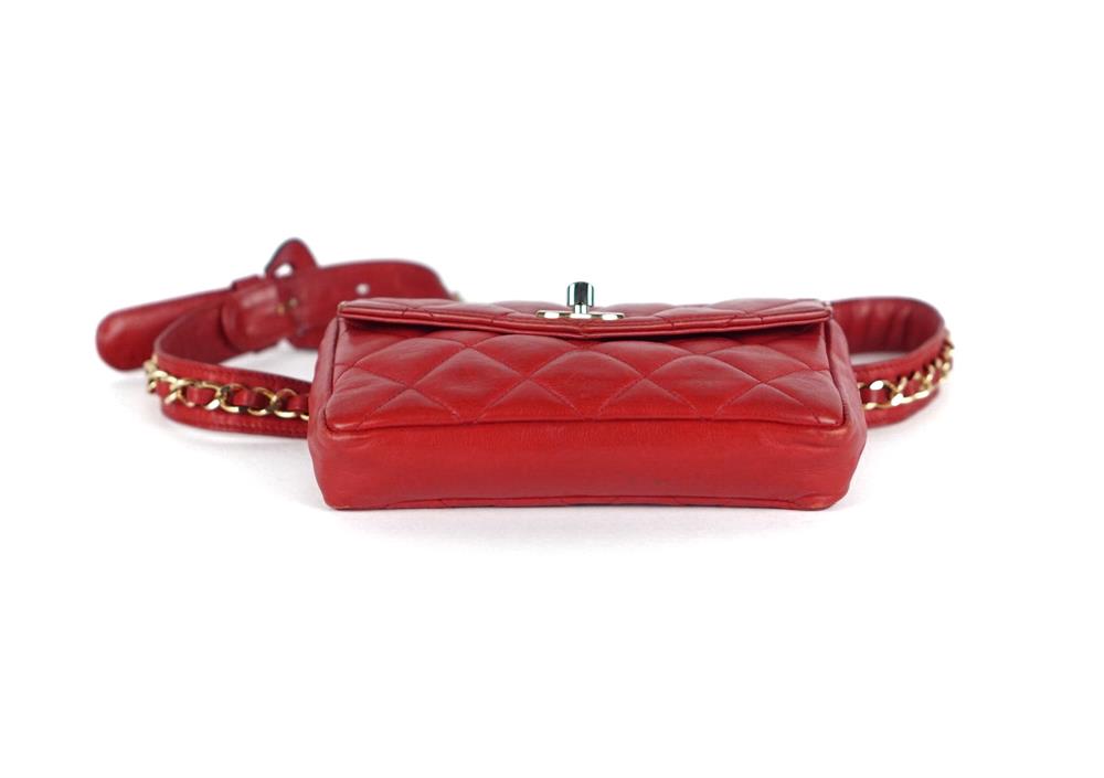 BAUCHTASCHE - CHANEL VINTAGE ROT