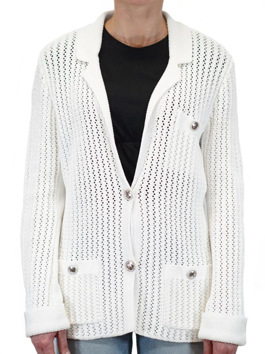 STRICKJACKE - CHANEL LA PAUSA 2019 WEISS